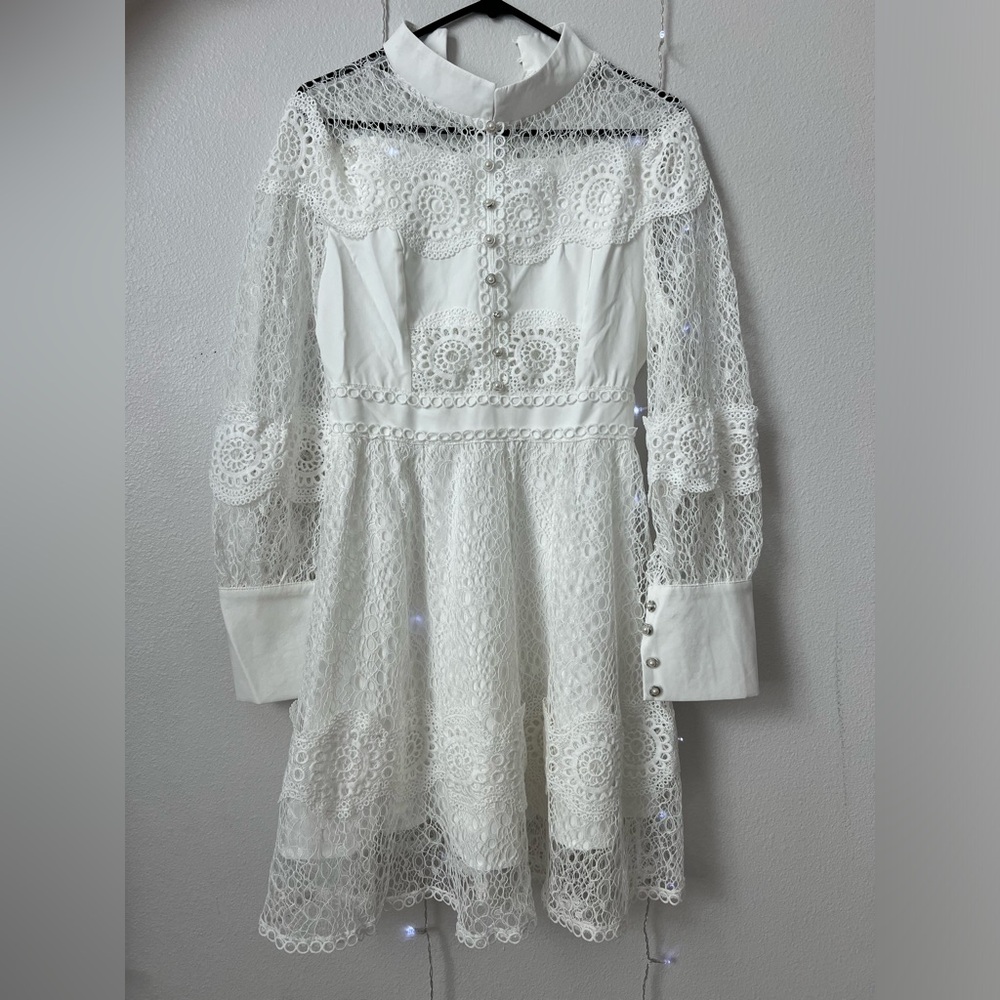Beautiful white lace dress